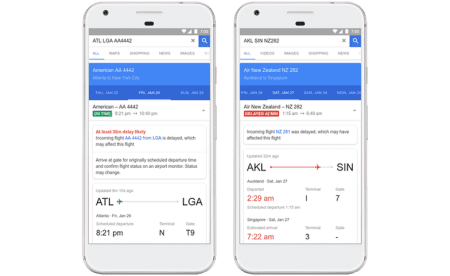 Google Flights có thêm tính năng dự báo hoãn chuyến bay