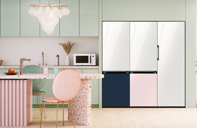 [Khoa học và công nghệ] Samsung ra mắt tủ lạnh “xếp hình” có thiết kế độc đáo