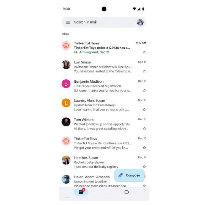[Khoa học công nghệ] Gmail bổ sung tính năng mới “theo dõi đơn hàng”